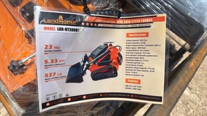 lot 4001 image: LandHonor unused 23 HP Mini Skid Steer Loader LHR-HT38001