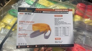 lot 4035 image: Landhonor unused 22 Piece 100% Polyester Flat Eye Ratchet Strap Set Model UHR-2