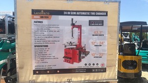 lot 4037 image: LandHonor unused  24-in Semi Automatic Tire Changer LHR-TC24