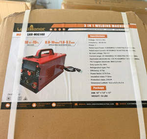 lot 4055 image: LandHonor unused LHR-MIG140 3 in 1 Welding Machine 110V