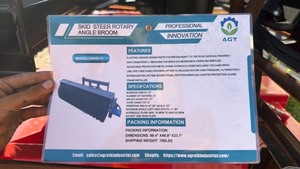 lot 7036 image: AGT unused Skid Steer Rotary Angle Broom 72 SSAB-72
