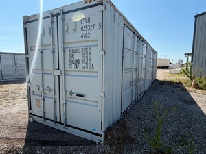 lot 13 image: One Trip 40ft Steel Shipping Container with 2 Large Side doors - LYGU0253275