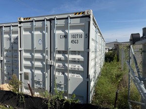 lot 14 image: One Trip 40ft Steel Shipping Container with 2 Large Side doors - CIMU1027105