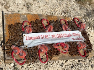 lot 71 image: Unused 516 7ft G80 Chain Sling
