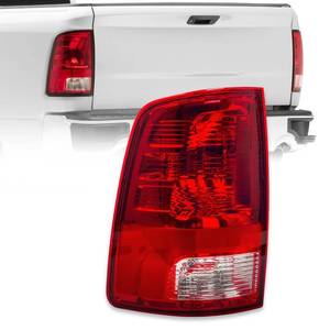 lot 1358 image: RANSOTO Tail Light Compatible with 2009-2018 Dodge Ram 1500 2500 3500 Classic Left Driver Side Truck Rear Taillight Brake Lamp With Bulb Replaces CH2818124 - Retail $35