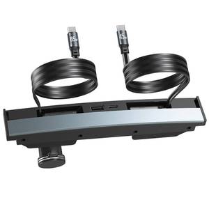 lot 1385 image: 65W USB Hub for Tesla Model 3 HighlandModel Y Juniper 2024 2025 Waterproof - 4Ports Fast Charger Tesla Accessories for Tesla Phone Charger 2 Type-C Fast Charging Cables - Retail $37
