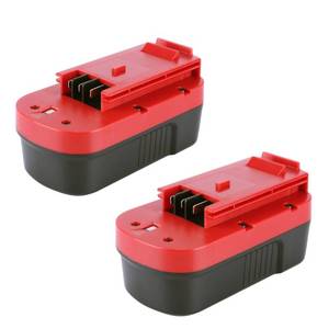 lot 1447 image: Biswaye 2-Pack 3.8Ah 18V NI-CD Battery Compatible with Black & Decker HPB18-OPE 18-Volt Slide Pack Battery HPB18 244760-00 A1718 FS18FL FSB18 and 18-Volt Firestorm Cordless Power Tools - Retail $36