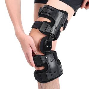 lot 13390 image: Pryqutia OA Knee Brace for Arthritis Pain Relief, Unloader Knee Brace for Medial & Lateral Compartment Osteoarthritis, Bone on Bone Knee Joint Pain, Degeneration Knees Support (Left) - Retail $63