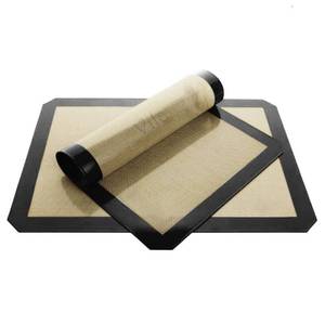 lot 13457 image: Vila 1 Pack Baking Mats, 12 x 17, Tray Pan Liner for Healthy Dishes, Reusable Non-Stick Cookie Sheets, Perfect for Macarons, Dog, Cat, Parrot Treats, Pastry, Bread, Bun making - Retail $10