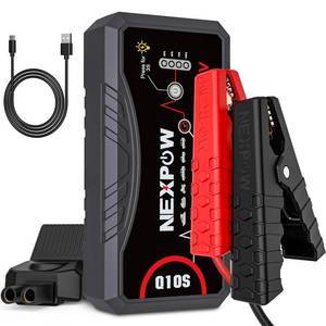 lot 13498 image: NEXPOW Car Jump Starter 2026 Upgraded Car Battery Jump Starter Pack 3000A Peak for Up to 9.0L Gas and 7.0L Diesel Engine 12V Auto Battery starter Jumper Cables Portable Lithium Jump Box with USB QC3.0 - Retail $50