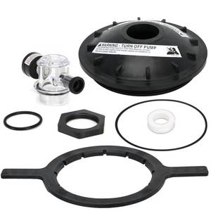 lot 16269 image: FQRANBO 154856 8-12 inch Black Buttress Thread Closure Replacement Compatible with Pentair Triton Pool and Spa Sand Filter TR100 TR140 TR100C TR140C TR100C-3 TR140C-3 - Retail $63