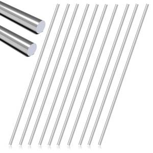 lot 7265 image: Stainless Steel Round Rods,Metal Solid Shaft Rods (10, 1.5MM X 300) - Retail $6