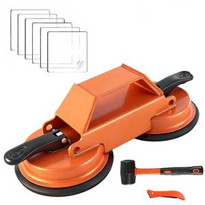 lot 15308 image: Floor Gap Repair Tool,Heavy Duty Floor Gap Fixer Suction Cup Tool - Retail $27