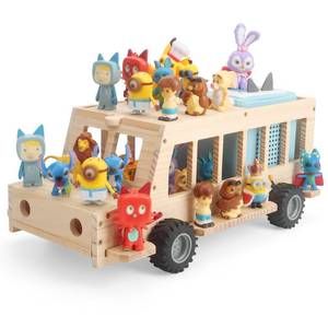 lot 15333 image: Taladad Shelf for Tonie Figures Characters Storage with 35Pcs Adhesive Metal Plate for Toniebox 2 and Tonie Box 1 - Retail $37