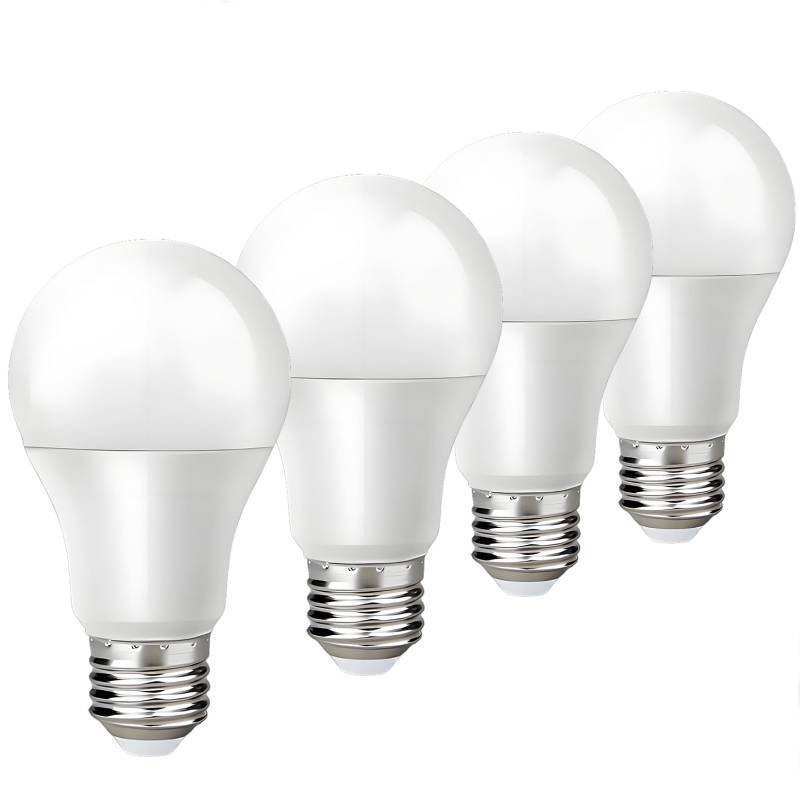 lot 5862 image: GODUORA 4 Pack 3 Way Light Bulbs 50 100 150W, Daylight 5000K,Three Way A19,E26 Base,Perfect for Bedroom,Living Room,Study Room