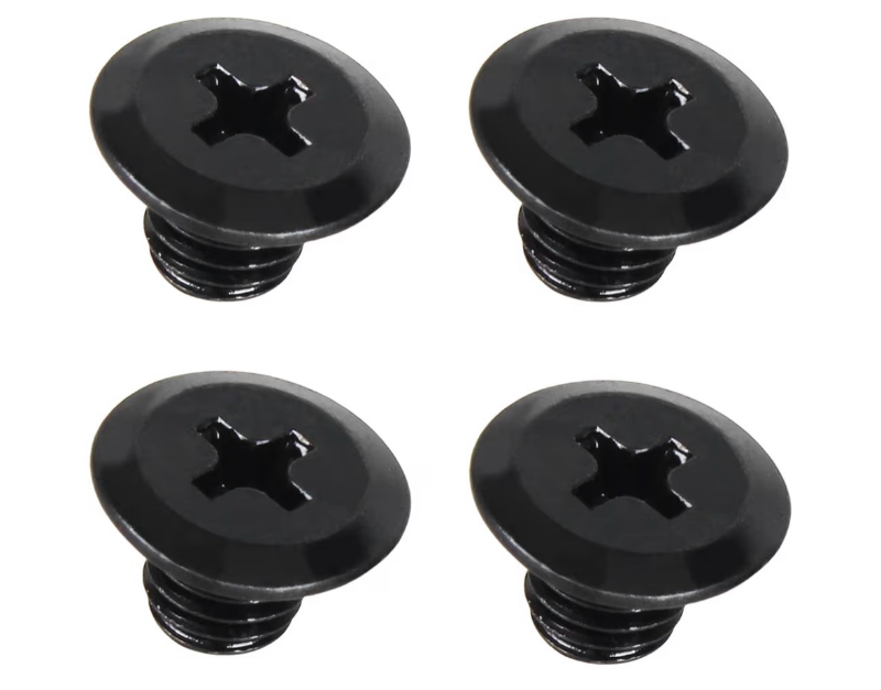 lot 6171 image: M5 Phillips Chamfering Screws fit Wahl Electric Hair Clipper Blade Screws 808 Blade Accessories Hair Cutter for Wahl 8148 Electric Hair Clipper Head (4 Pcs Black)