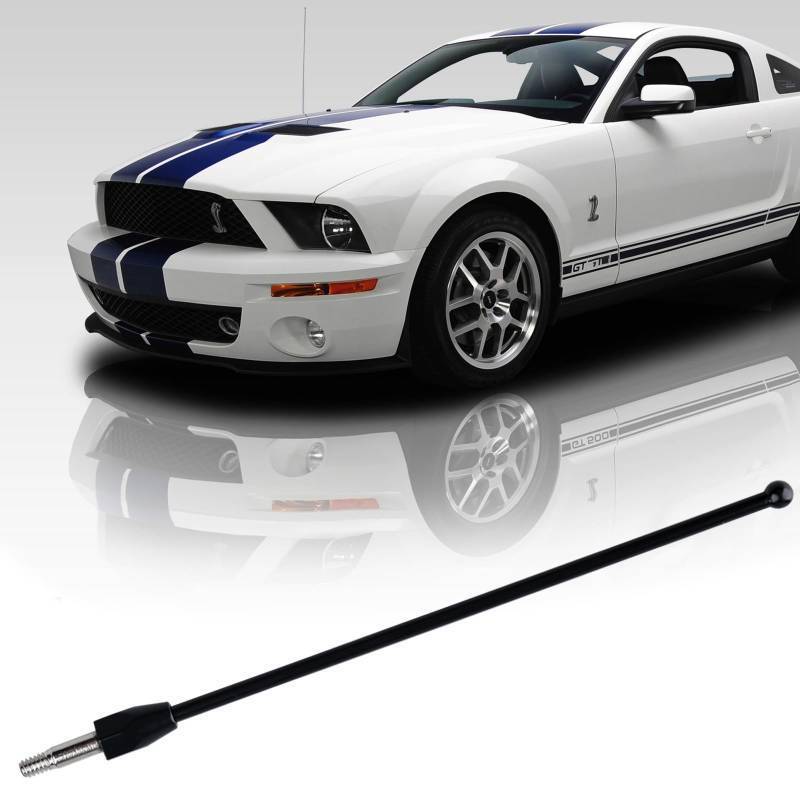 lot 6238 image: Covnikyer 8 Inch Short Antenna Mast Compatible with Ford Mustang GT V6 1979-2009 Replacement Car Antenna