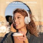 KVIDIO Bluetooth Headphones Over Ear, 65 Hours Wireless Headphones with Mic, Low Latency Foldable Lightweight Headset with Deep Bass, HiFi Stereo Sound Headphones for School Work Cellphone Sports