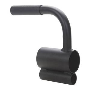 lot 7188 image: A-KARCK T Bar Row Handle with Rubber Grip, Black Powder Coating Landmine Handle Fits 1 and 2 Olympic Bars to Build Back Arm Shoulder Muscles