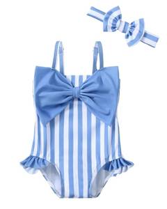 lot 7219 image: Mioglrie Baby Girl Swimsuit Infant Bathing Suits Newborn 0-3 Month for Girls Summer Beach Swim Suit Strawberry Red One Piece Swimwear