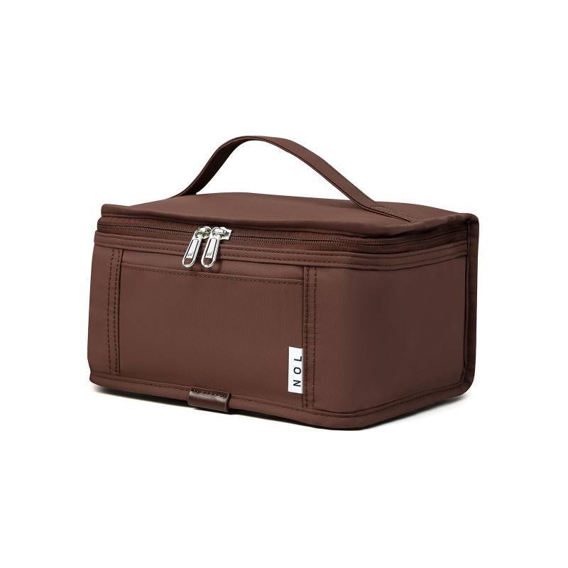 lot 5962 image: NOL Natural Organic Lifestyle Small Lunch Bag Mini Lunch Box Insulated Lunch Bag for MenWomen Leakproof Cooler Tote Bag Lightweight Nylon Waterproof Lunch Box For Work, Coffee