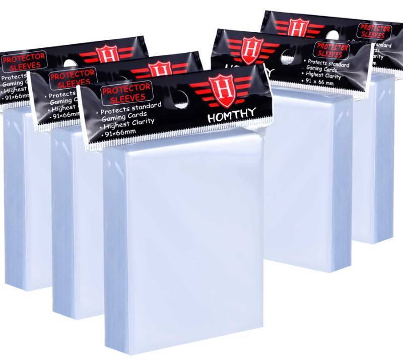 lot 6556 image: 500 Counts Card Sleeves for Trading Cards, Soft Penny Card Sleeves Clear Plastic Card Protectors Fit for Baseball Card, Sports Cards, MTG Game Card Standard Cards