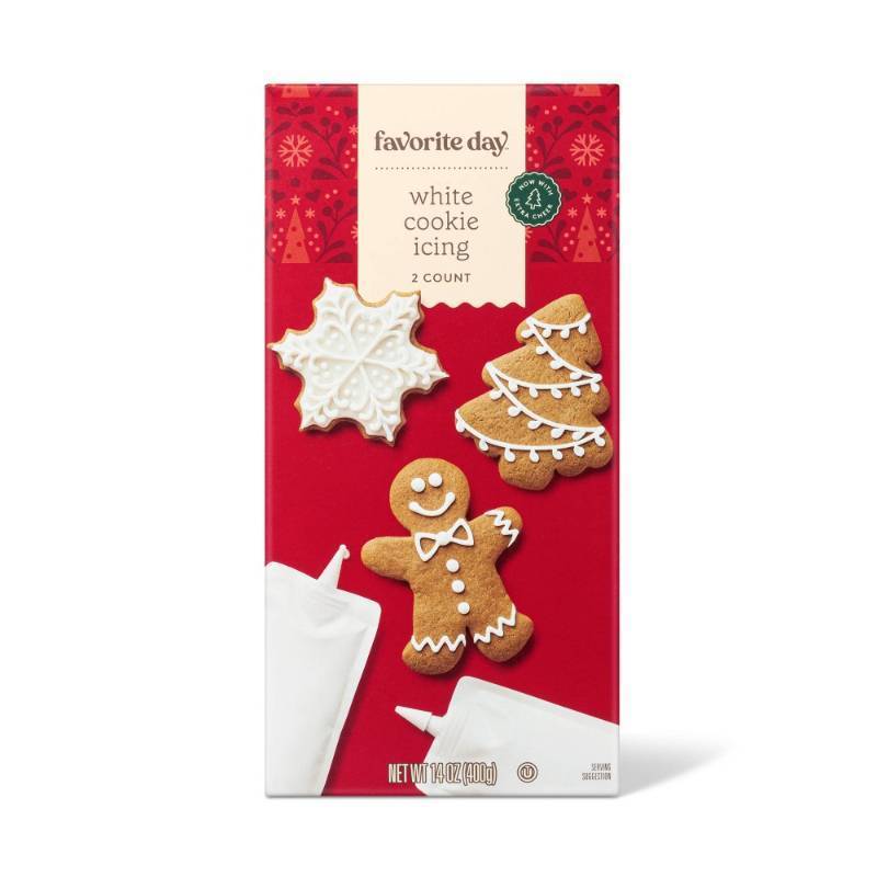 lot 5392 image: Holiday White Cookie Icing Set - 14oz - Favorite Day 4227