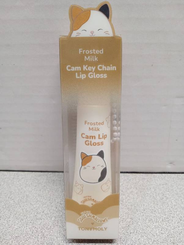 lot 6818 image: TONYMOLY Frosted Milk Cam Key Chain Lip Gloss