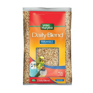 lot 7086 image: Wild Harvest Daily Blend Nutrition Diet Grain Flavor Parakeet, Canary and Finch Dry Bird Food - 10lbs