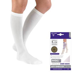 lot 7248 image: Neo G Anti-Embolism Compression Stockings Women and men - Reduces risk of Deep Vein Thrombosis, for use Pre and Post surgery, helps aid circulation, great as anti edema socks (X-Large, Polyamide, Elastane) - Retail $40