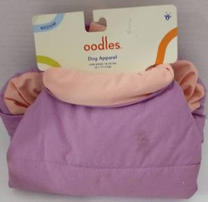 lot 7395 image: Oodles Dog Apparel Medium Purple Pink Puffer Jacket medium