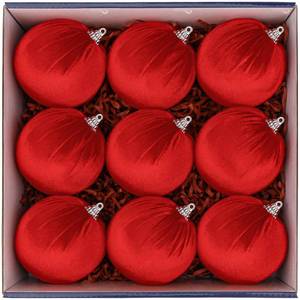 lot 7432 image: Funzhan 9 Pcs Brown Velvet Christmas Balls 3.15 Velvet Christmas Tree Ornament Baubles Shatterproof Flocked Balls Hanging Ornaments for Xmas Tree Decorations - Multicolor