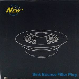 lot 7446 image: Sink Bounce Filter Plug Push Type Easy to Clean