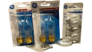 lot 6865 image: GE Lighting Bulb Lot-60w- 4W7Bulbs