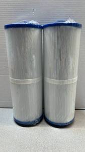 lot 6867 image: Pleated Filter Cartridges Blue Top 2-Pack-hot tub filter PWW50L