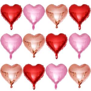 lot 7713 image: Red Heart Shaped balloons 1 pack. 12  Inch Love Valentine Balloons Heart Romantic Balloons For Valentines Day Propose Marriage Wedding Bridal Shower Engagement Party Decorations