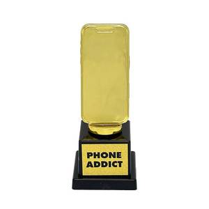 lot 7735 image: Plastic Phone Addict Trophy