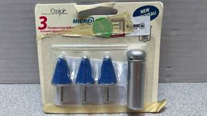 lot 7774 image: Emjoi Micro Pedi Precision Cone Rollers 3-Pack AP-3P3H
