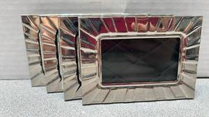 lot 7800 image: Decorative Picture Frame Set Metal Inch 4 Pieces
