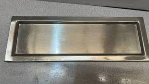 lot 7835 image: Rectangular Metal candle tray
