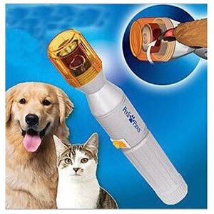lot 7501 image: Fakeface Battery Powered Safe Auto Electric Pet Nail Clippers Trimmer Dog Cat Gentle Claw Paw Care Grinder Grooming Drill File Kit Nail Gentle Filing Wheel Shedding Manicure Pedicure Tool Set