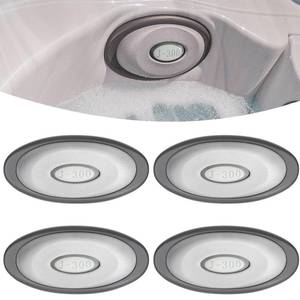 lot 7520 image: 4 Pack 2472-824 Spa Oval Pillow Insert and Back Mount Fit for 2004 - 2018 Jacuzzi J-300 Series Hot Tubs & Spas, 2455-263 Hot Tub Headrest Replacement Spa Pillows - Enhanced Support