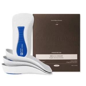 lot 7530 image: Footfilter Height Increase Insole Men and Women, Soft, Comfort, Korea Insole, 1 Inch Soft Comfort, 2 Pack (1.5cm2.5cm) - Retail $25