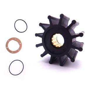 lot 7872 image: 1210-0001-P 09-1027B Inboard Water Pump Impeller for Jabsco Johnson Volvo - Retail $20