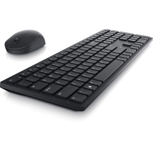 lot 18870 image: Dell Pro Keyboard and Mouse KM5221W 2.4GHz Wireless Bluetooth Programmable Black - Retail $119