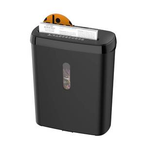 lot 18875 image: Paper Shredder for Home, 10-Sheet Strip Cut,12 L Basket, P-2 Security Level, Shred CD & Credit Card Shredders for Home Use - Retail $38