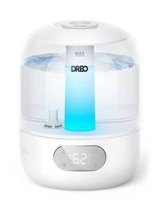 lot 18889 image: DREO 3L Humidifiers for Bedroom, 30H Runtime, 26 dB Quiet, New Edition - Retail $30