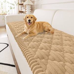 lot 18925 image: Smiry Couch Cover for Dogs Washable, Non Slip Fuzzy Pet Sofa Protector - Retail $50