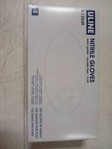 lot 18960 image: Uline Nitrile Gloves Exam Grade Powder-Free 4 mil