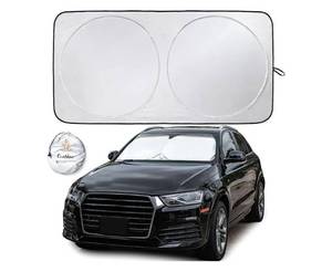 lot 60008 image: Econour Car Sun Shade for Windshield, Foldable Front Window Cover